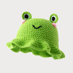 Petithée Handmade Crochet Frog Beanie | Fun & Lightweight