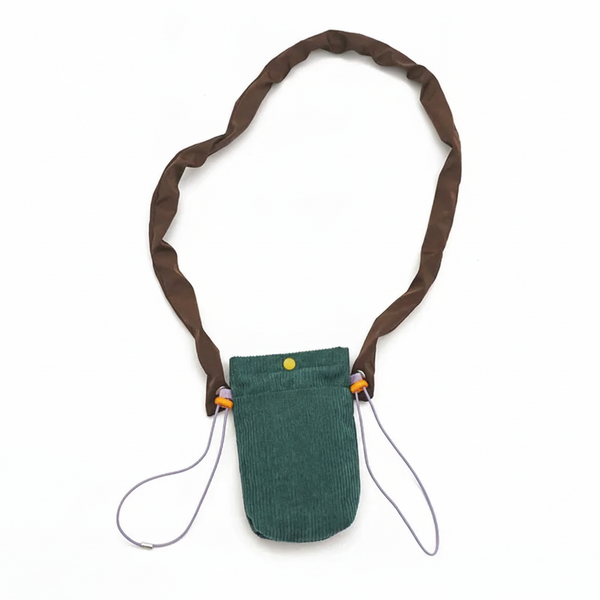 Petithee Corduroy Mini Crossbody Bag | Street Style
